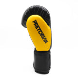 Luva Boxe/muay Thai Pretorian Black Line Amarelo