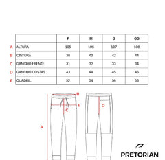 Calça Moletom Casual Pretorian