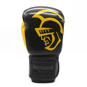 Luva Boxe/muay Thai Pretorian Black Line Amarelo