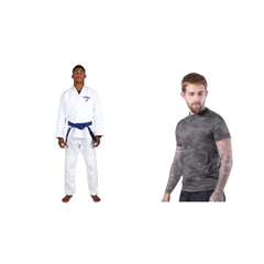 Kit Kimono de Jiu Jitsu First 350 Unissex + Rash Guard