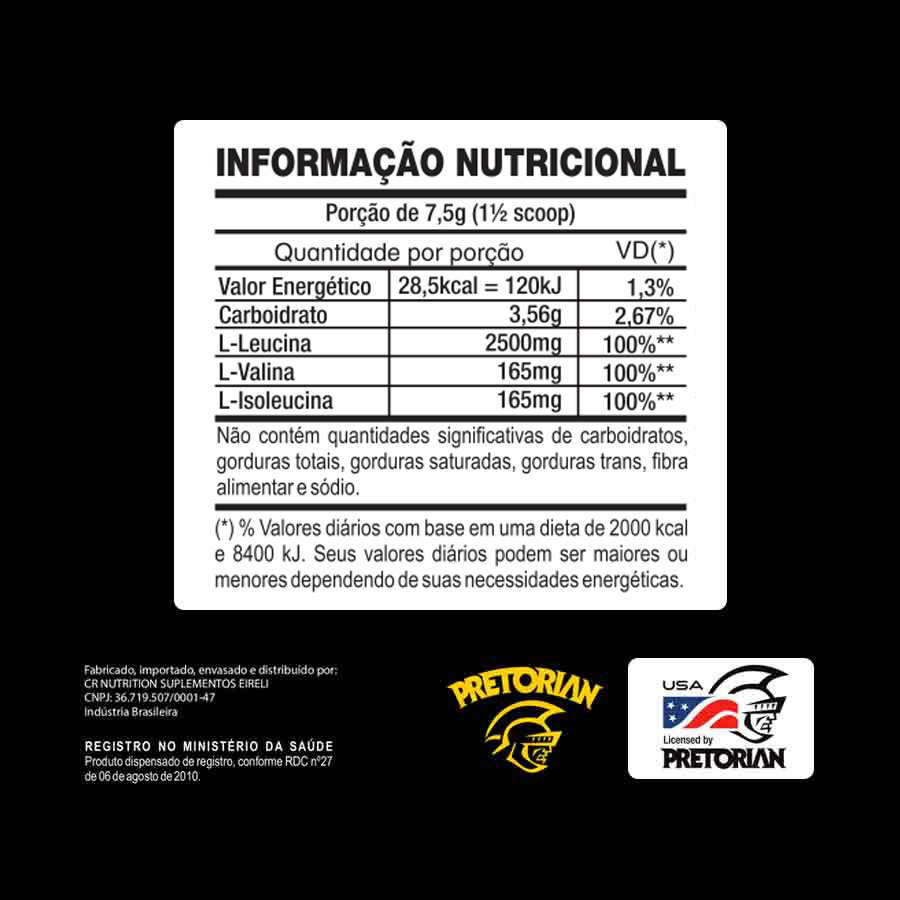 BCAA Power 15:1:1 300GR Pretorian