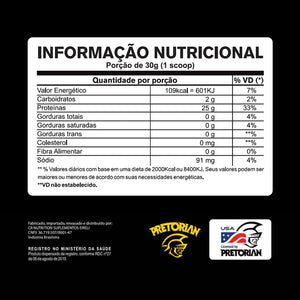 KIT ISO PROTEIN BLEND COMPLEX 2kg CHOCOLATE + GLUTAMINA 300g + COQUETELEIRA PRETORIAN